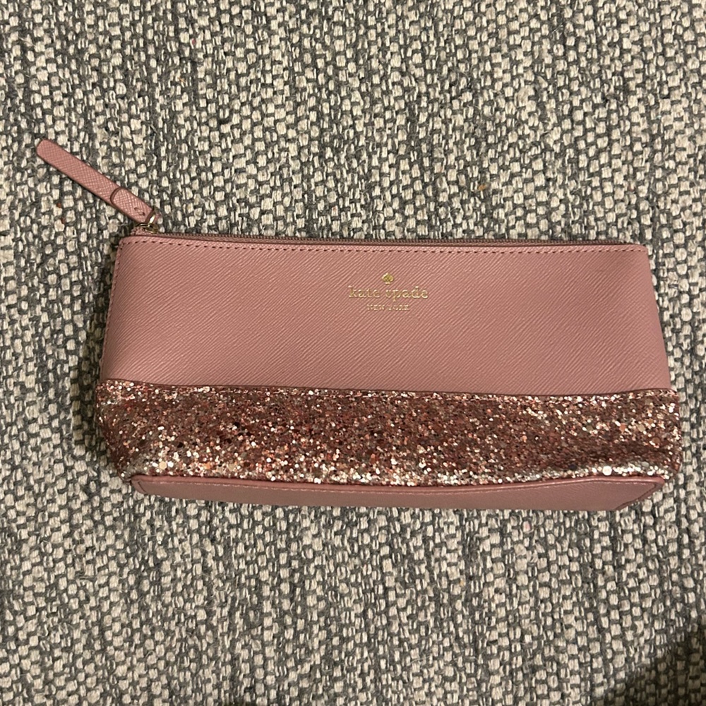 KATE SPADE LITTLE SHILOH ALL THAT GLITTERS COSMETIC MAKEUP BAG
